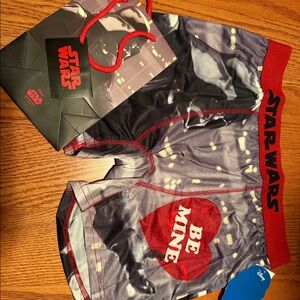 Star Wars boxer, new with a tag with a giftbag too
